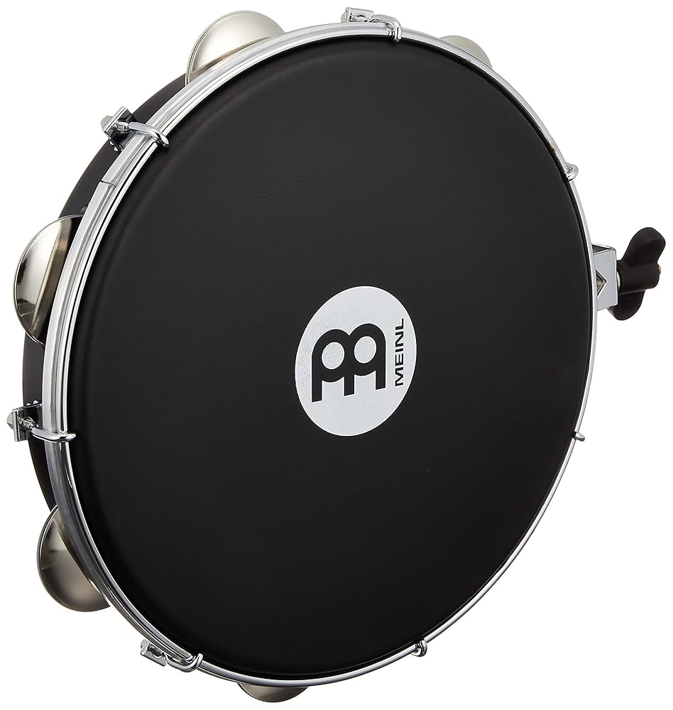 MEINL パンデイロ PA10A-BK-NH-H Meinl Percussion Pandeiro PA10A-BK-NH-H 25,4 cm ABS avec